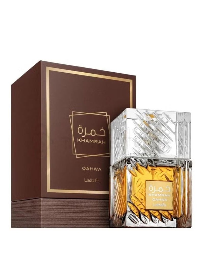 Lattafa KHAMRAH QAHWA Unisex Eau De Parfum by Lattafa 100ml - Image 1